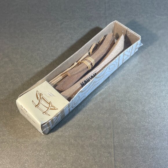 Lana Kila Crafts Outrigger Canoe Kit. Genuine Koa Wood Hawaii Souvenir (132) - Picture 1 of 3